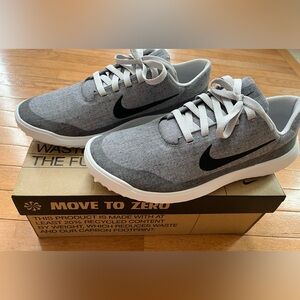 Nike Victory Gray and Black Golf Shoes